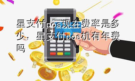 星支付pos现在费率是多少，星支付pos机有年费吗